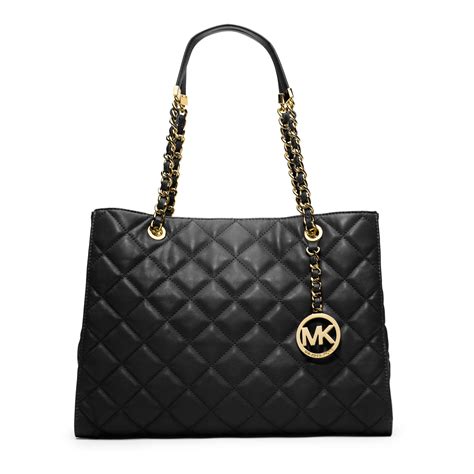 michael kors susannah large black|Michael michael kors susannah large tote black .